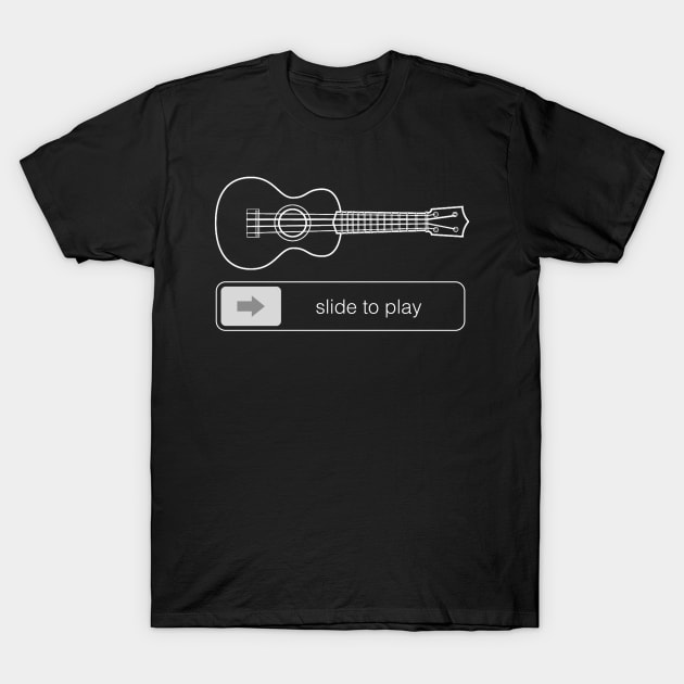 Strum and Ring Your Calls with Ukulele Slide! T-Shirt by MKGift